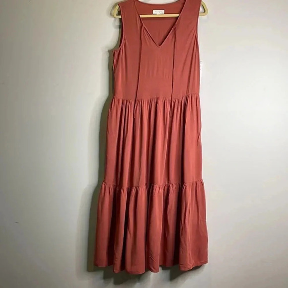 Treasure & Bond Brown Summer Dress - Picture 3 of 10